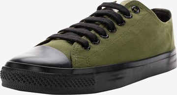 Ethletic Sneakers 'Fair Trainer Black Cap Low Cut' in Green: front