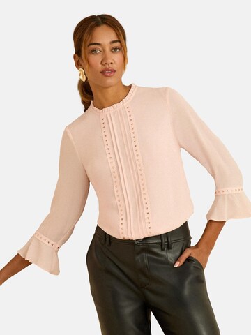 love & roses Блузка в Ярко-розовый: спереди