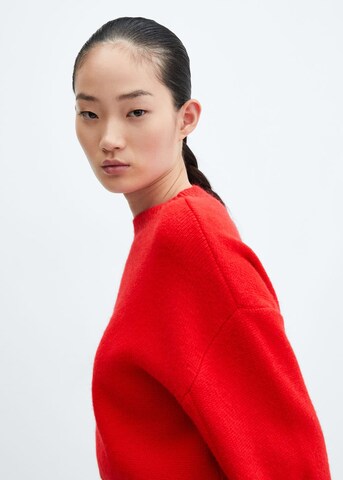 MANGO Sweater 'Car' in Red