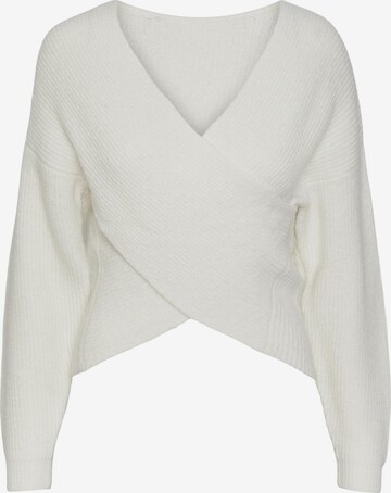 PIECES Sweater 'ALINA' in White: front