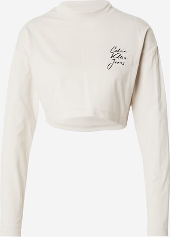 T-shirt Calvin Klein Jeans en gris : devant