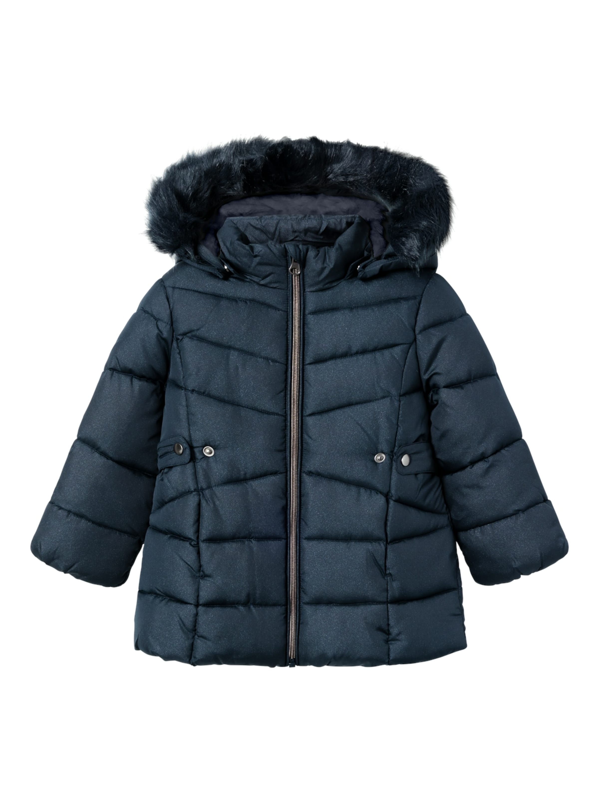 NAME IT Winter Jacket 'NMFMerethe' in Blue: front