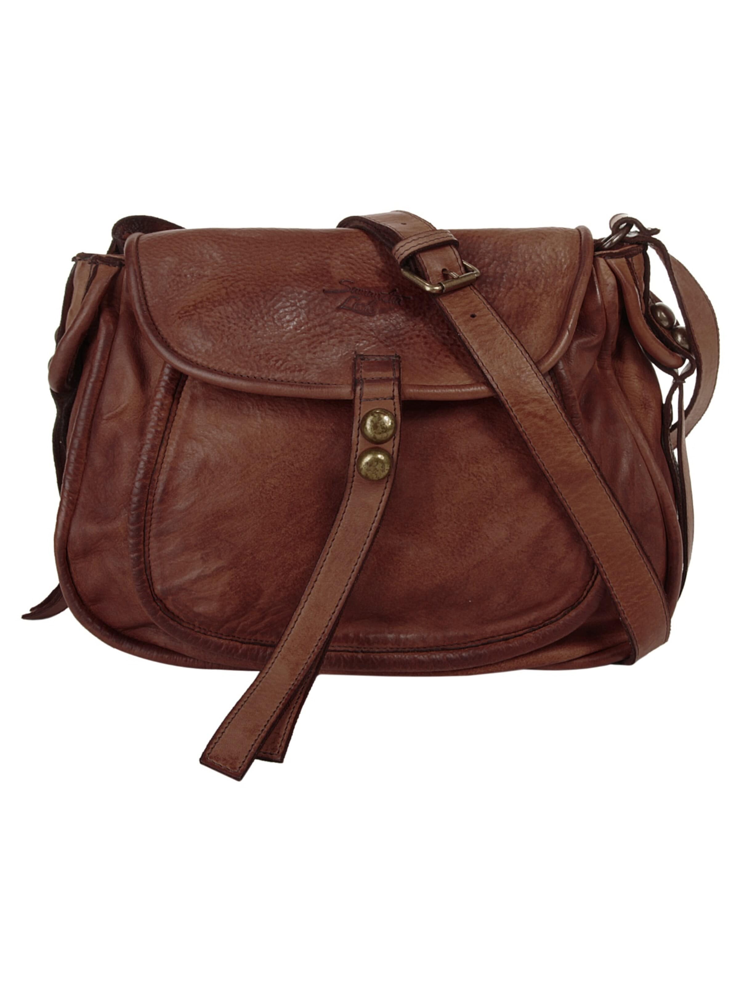 Samantha Look Crossbody Bag in Brown: front