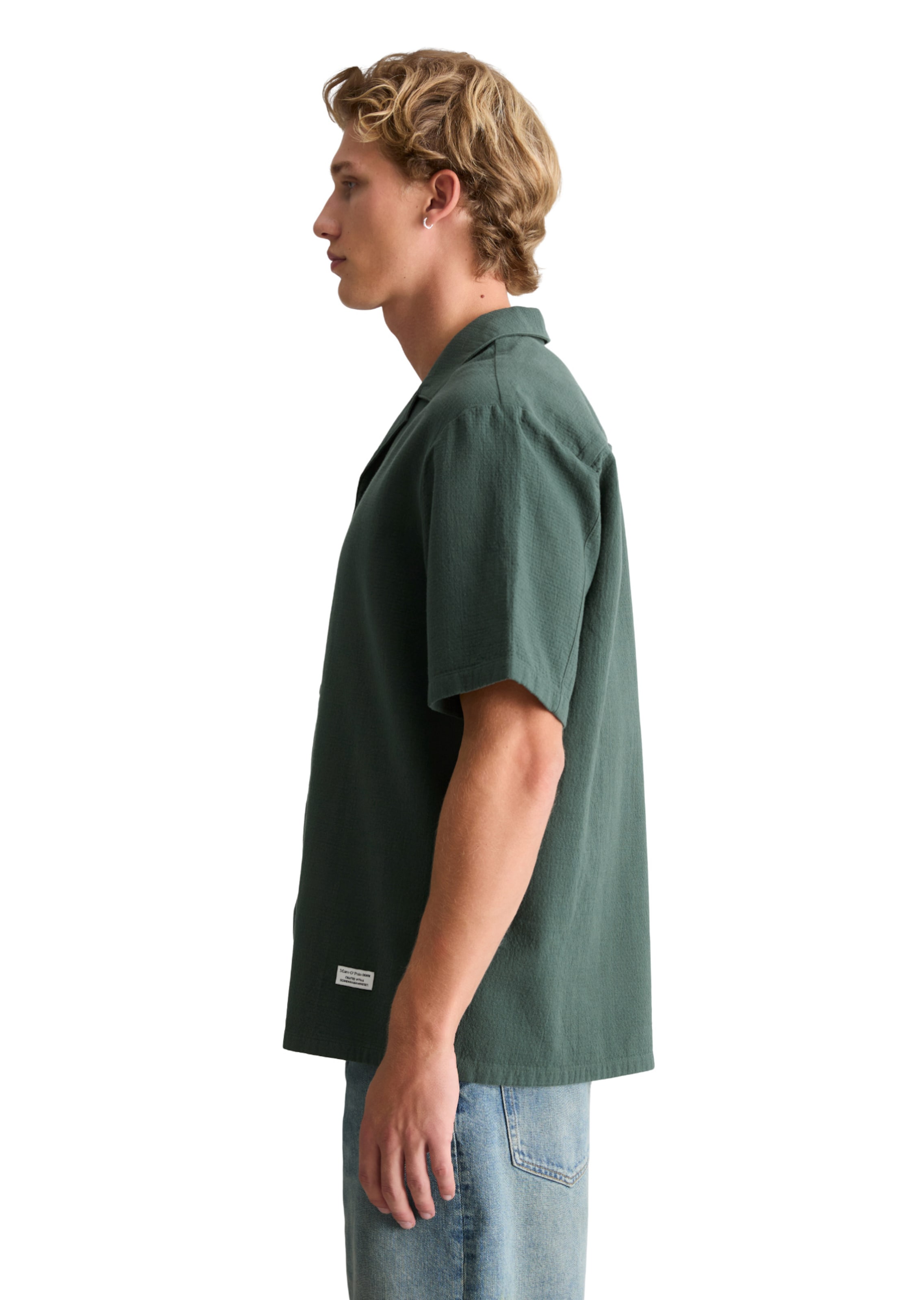 Marc O'Polo DENIM Comfort fit Button Up Shirt in Green
