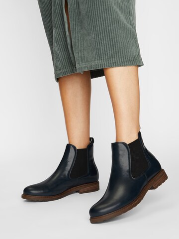 TAMARIS Chelsea Boots in Blau: predná strana