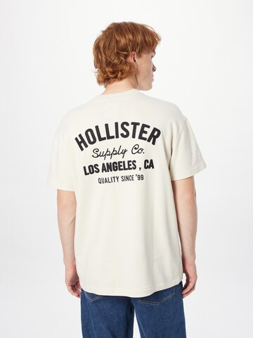 HOLLISTER - Sweatshirt 'TERRY' em bege