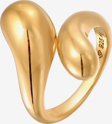 ELLI PREMIUM Ring 'Chunky' in Gold: Vorderseite