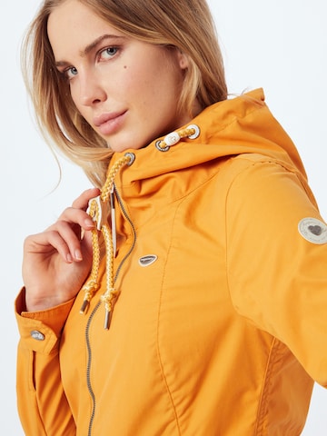 Ragwear Between-season jacket 'Monadis' in Yellow