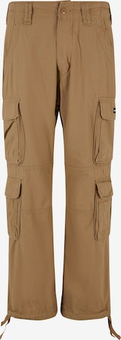 MJ Gonzales Loosefit Cargobroek in Beige: voorkant