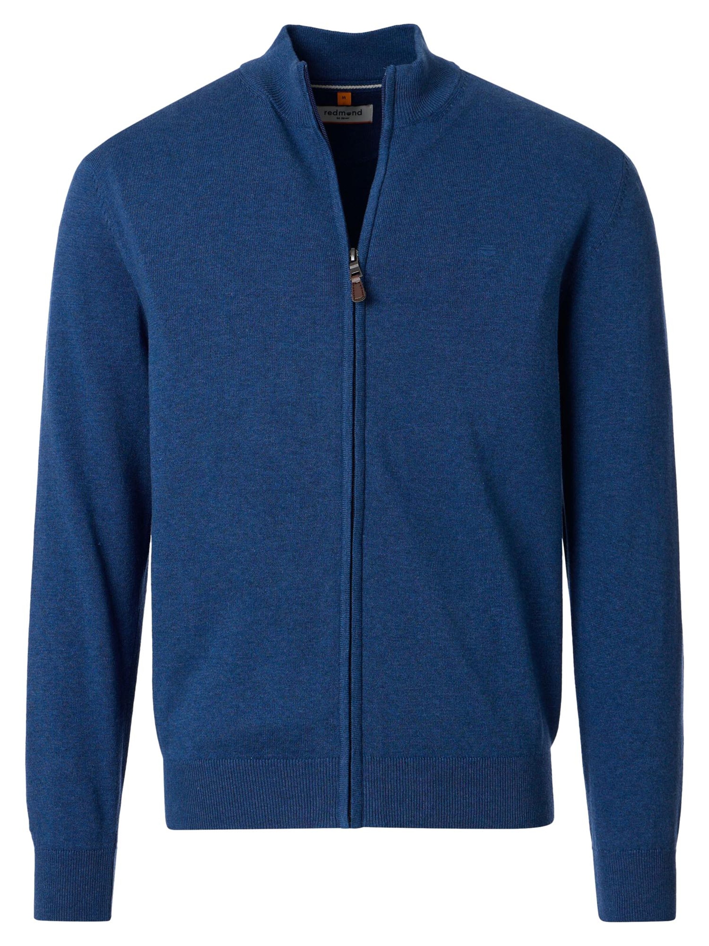 redmond Knit Cardigan 'Basic' in Blue: front