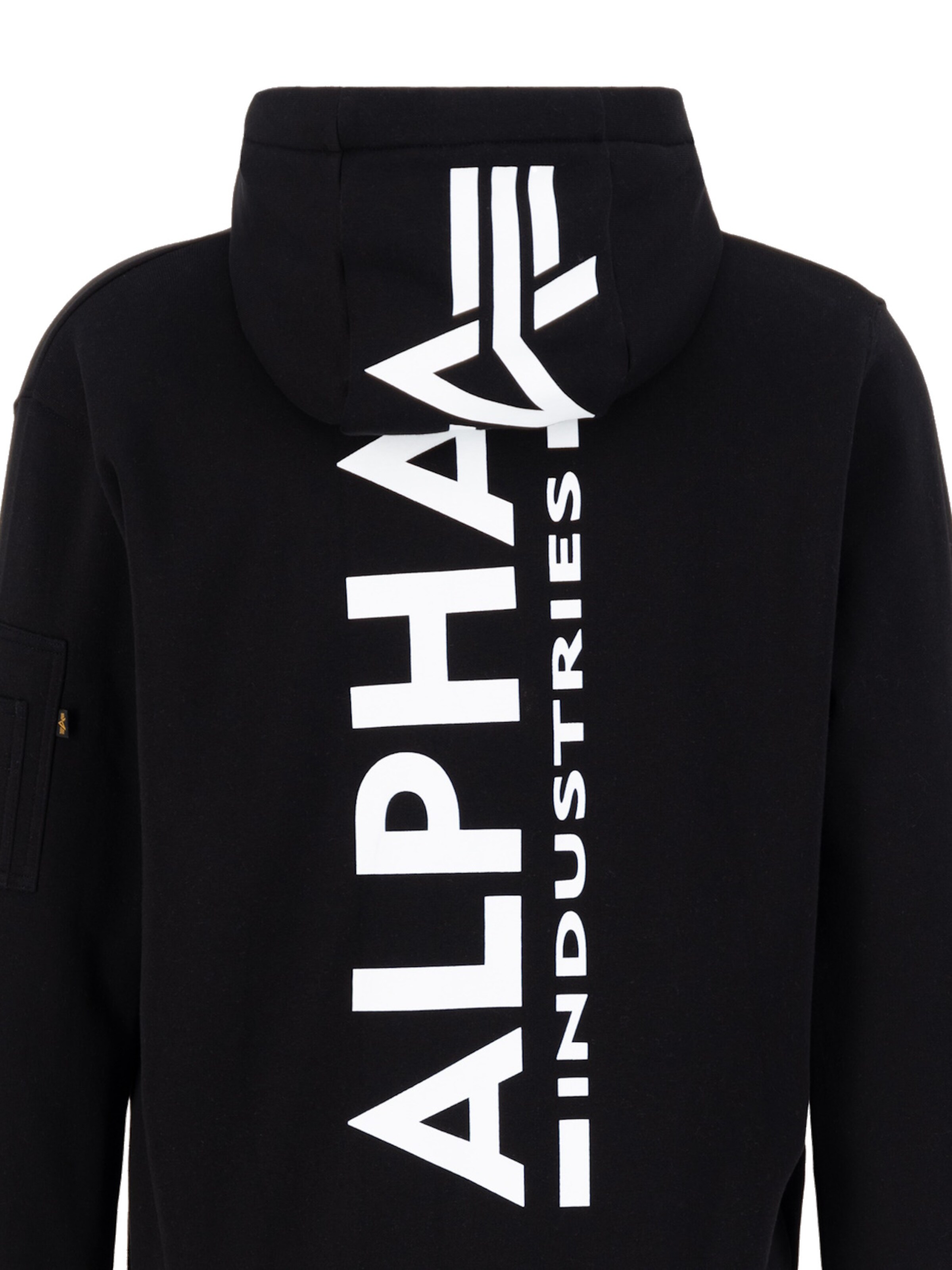 ALPHA INDUSTRIES Sweatjakke i sort