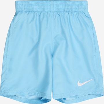 Maillot de bain de sport Nike Swim en bleu : devant