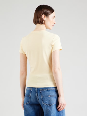 Tommy Jeans Shirt 'ESSENTIAL' in Yellow