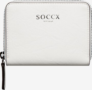 Soccx Wallet in White: front