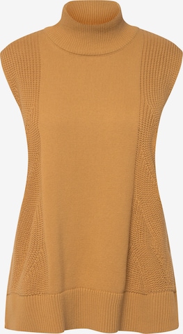 Ulla Popken Pullover (GOTS) in Gelb: predná strana