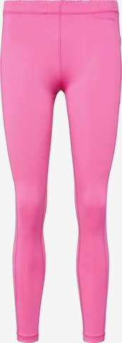 Hummel Skinny Workout Pants 'MT MABLEY' in Pink: front