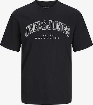 JACK & JONES T-Shirt 'JJCaleb' in Schwarz: Vorderseite