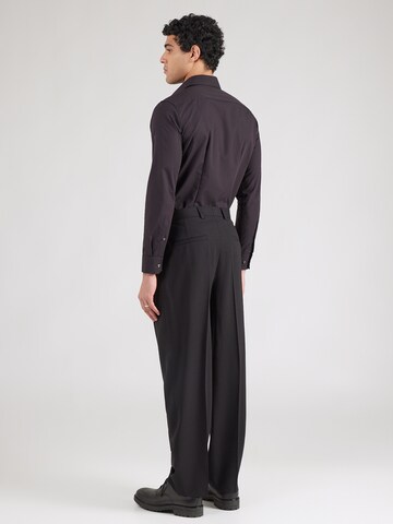 melns HUGO Standarta Buktētas bikses 'Tony262X'