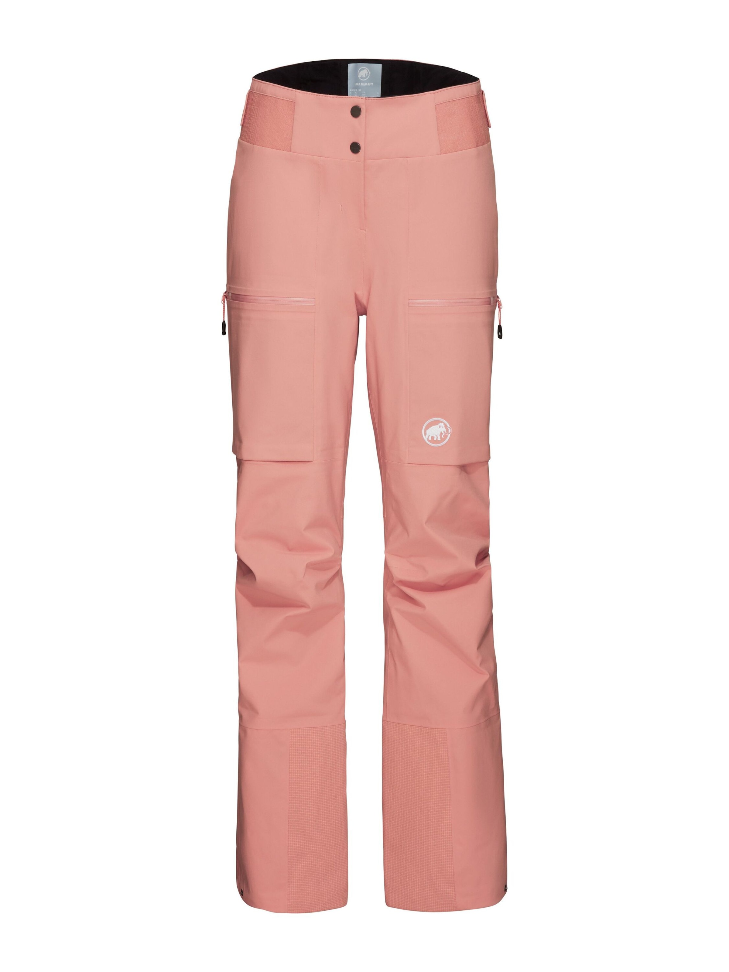 MAMMUT Regular Outdoor Pants in Pink: front