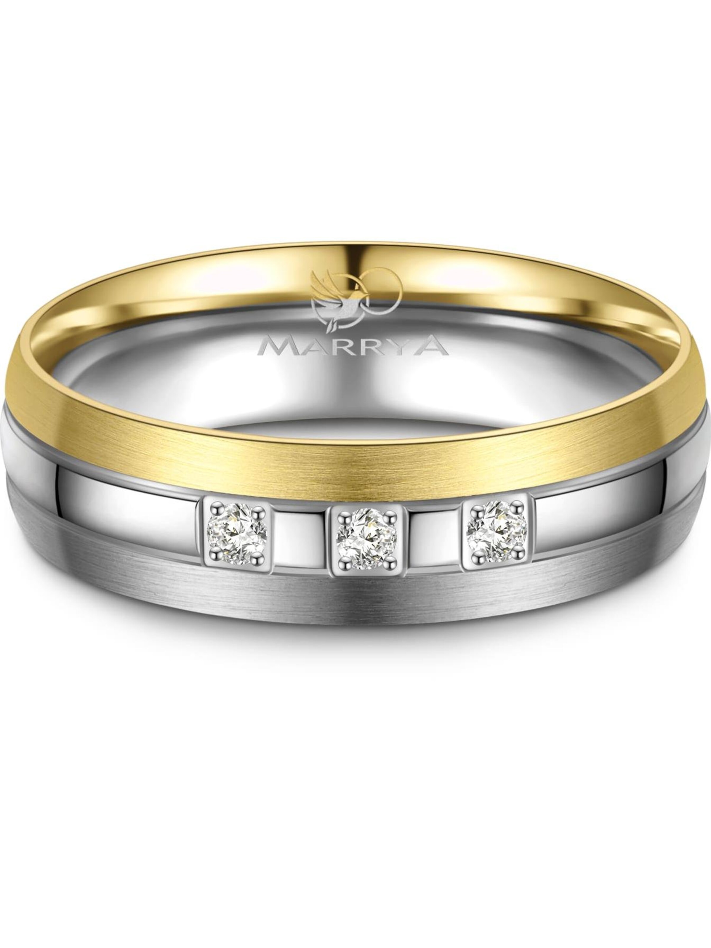 MARRYA Ring 'MARRYA TI-10 Ehering aus Titan' in Silver