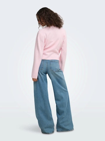 ONLY Knit Cardigan 'ONLLIVA' in Pink