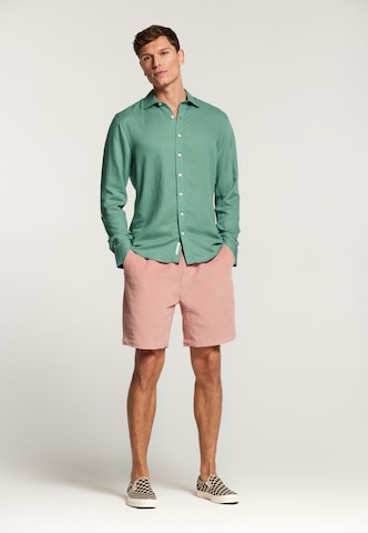 Regular fit Camicia 'Lucas' di Shiwi in verde