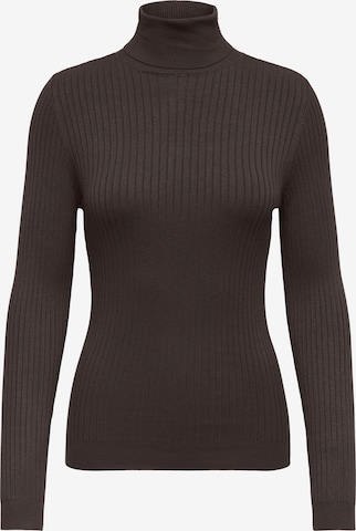 ONLY Pullover 'ONLKAROL' in Braun: Vorderseite