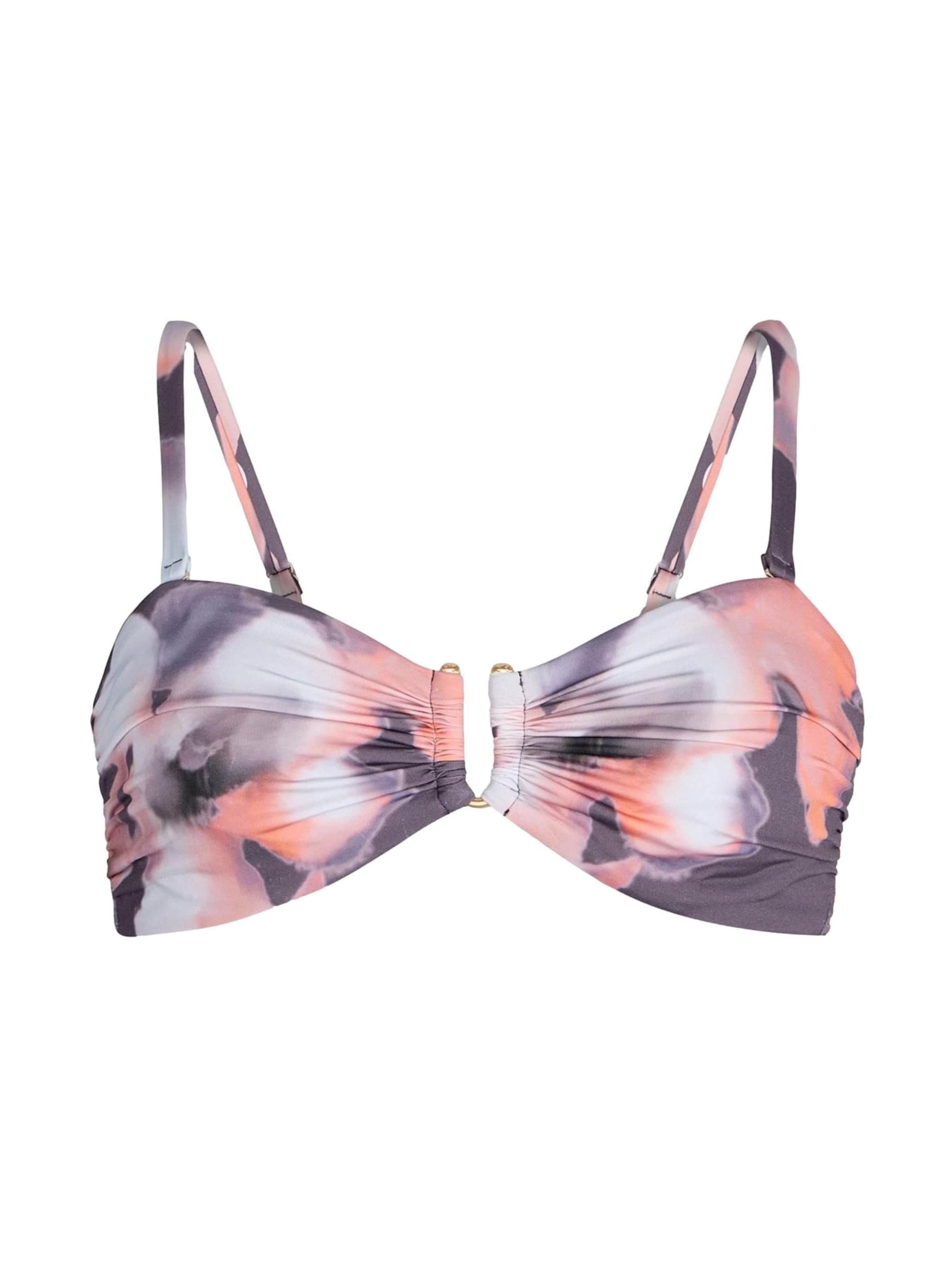 Mint Velvet Bandeau Bikinitop in Lila: voorkant