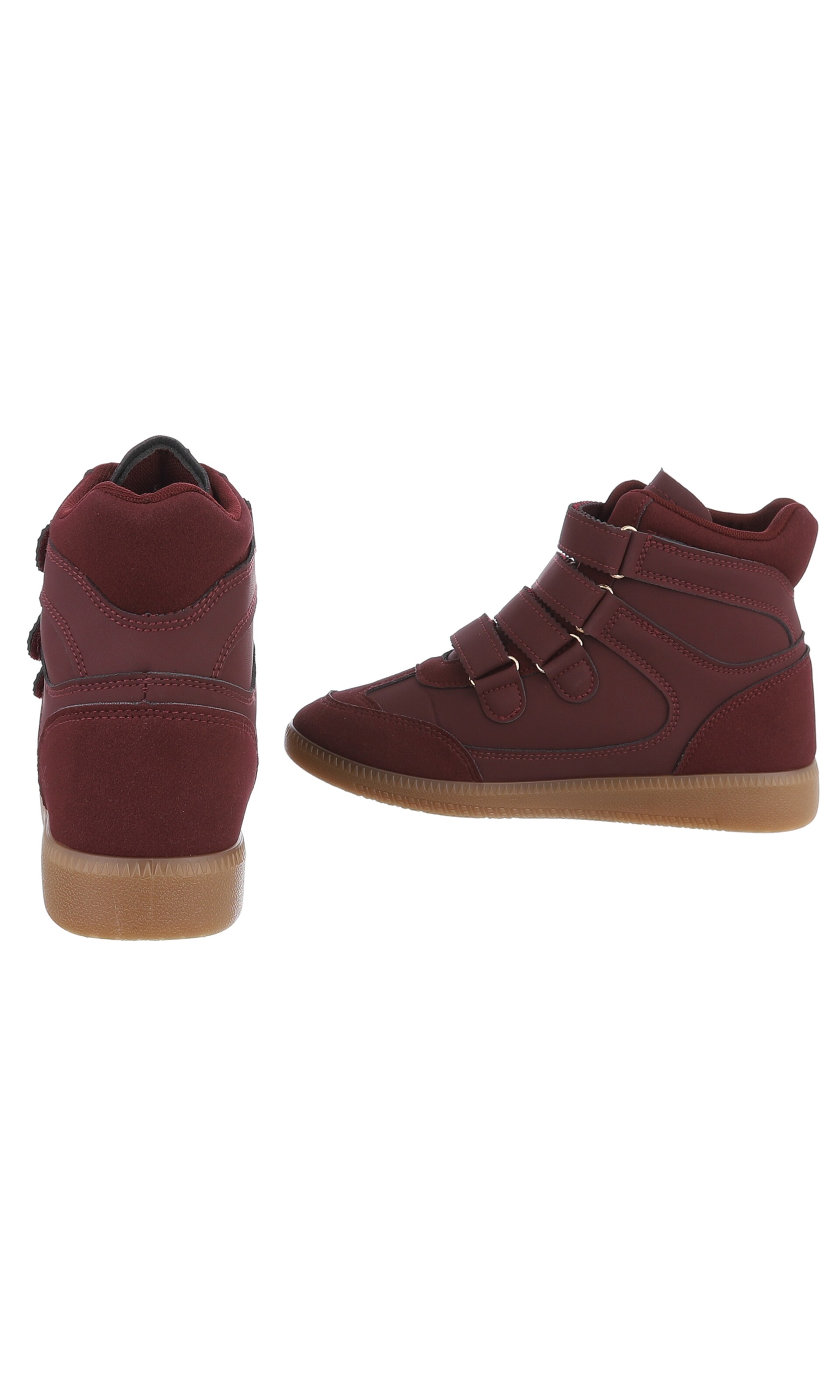 Ital-Design High-Top Sneakers in Red