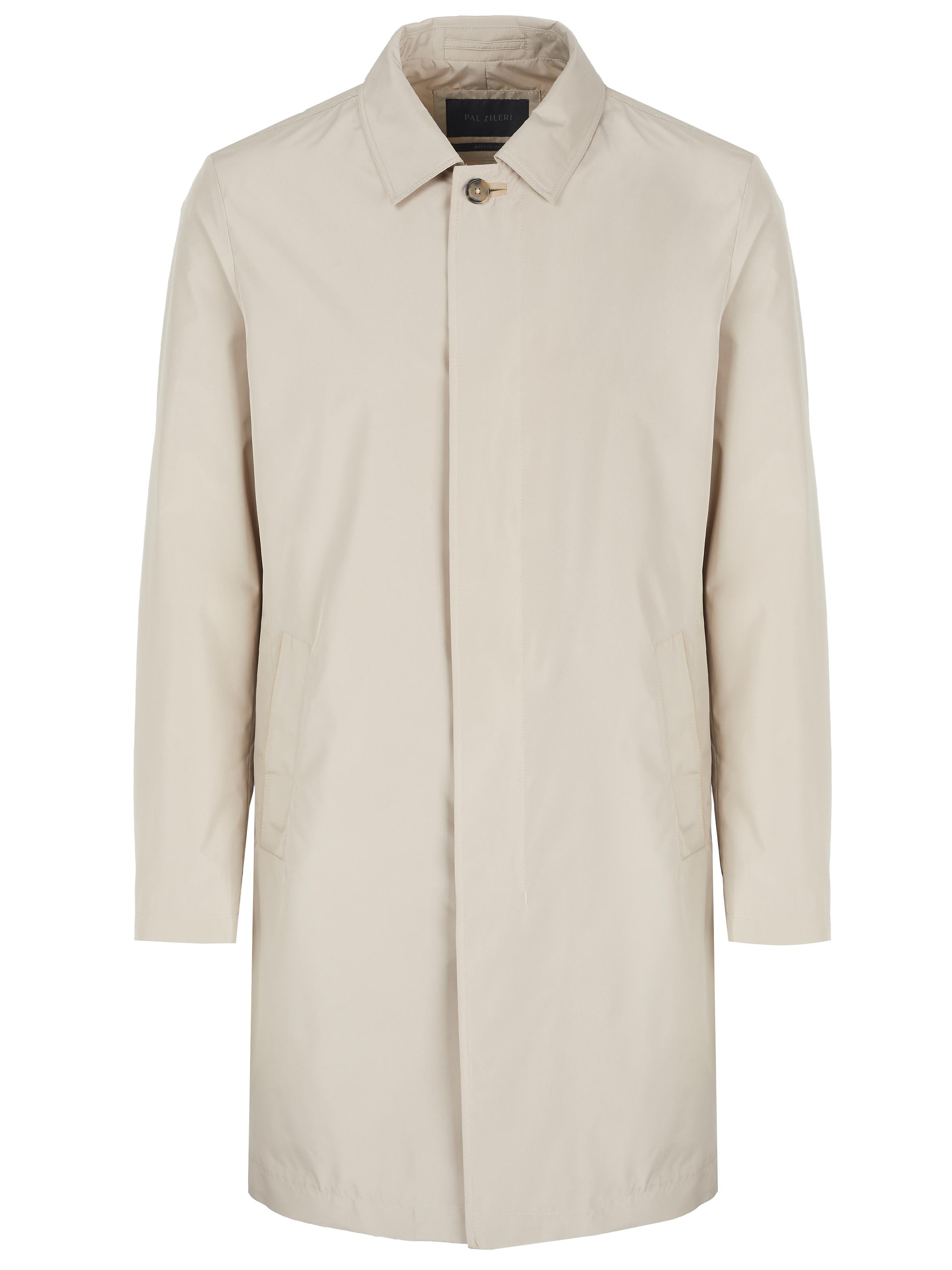PAL ZILERI Between-Seasons Coat 'Pal Zileri Mantel' in Beige: front