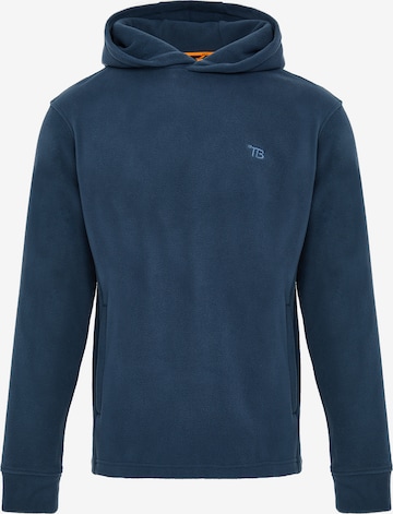 Sweat-shirt Threadbare en bleu : devant