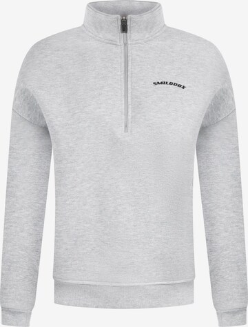 Smilodox Sweatshirt 'Teresita' in Grey: front