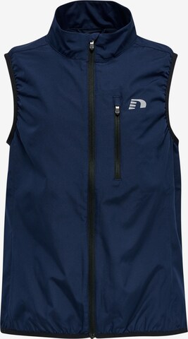 Newline Vest in Blue: front