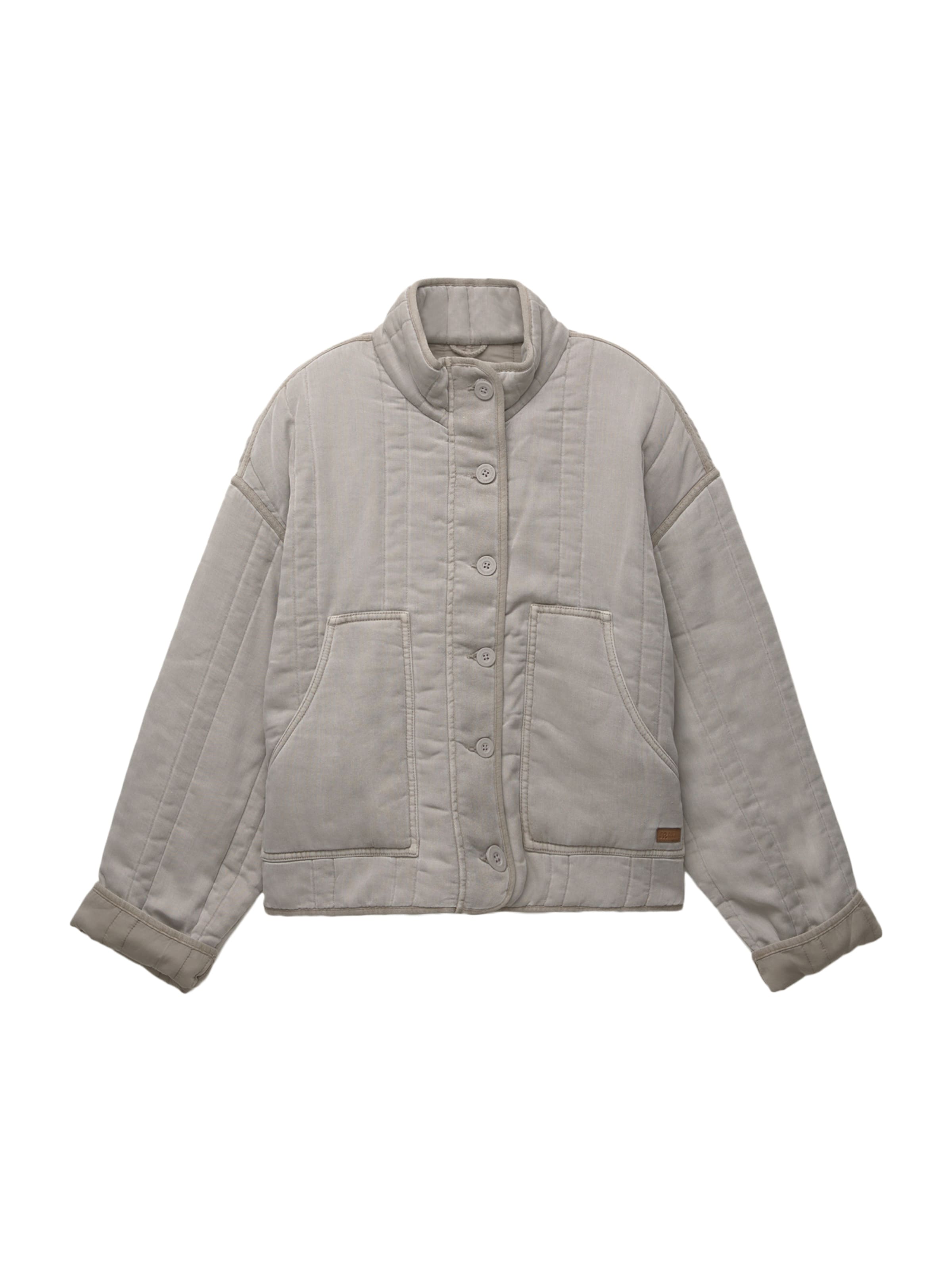 Veste mi-saison 'PACIFIC' Pull&Bear en gris : devant