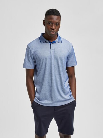 SELECTED HOMME - Camiseta 'Leroy' en azul: frente