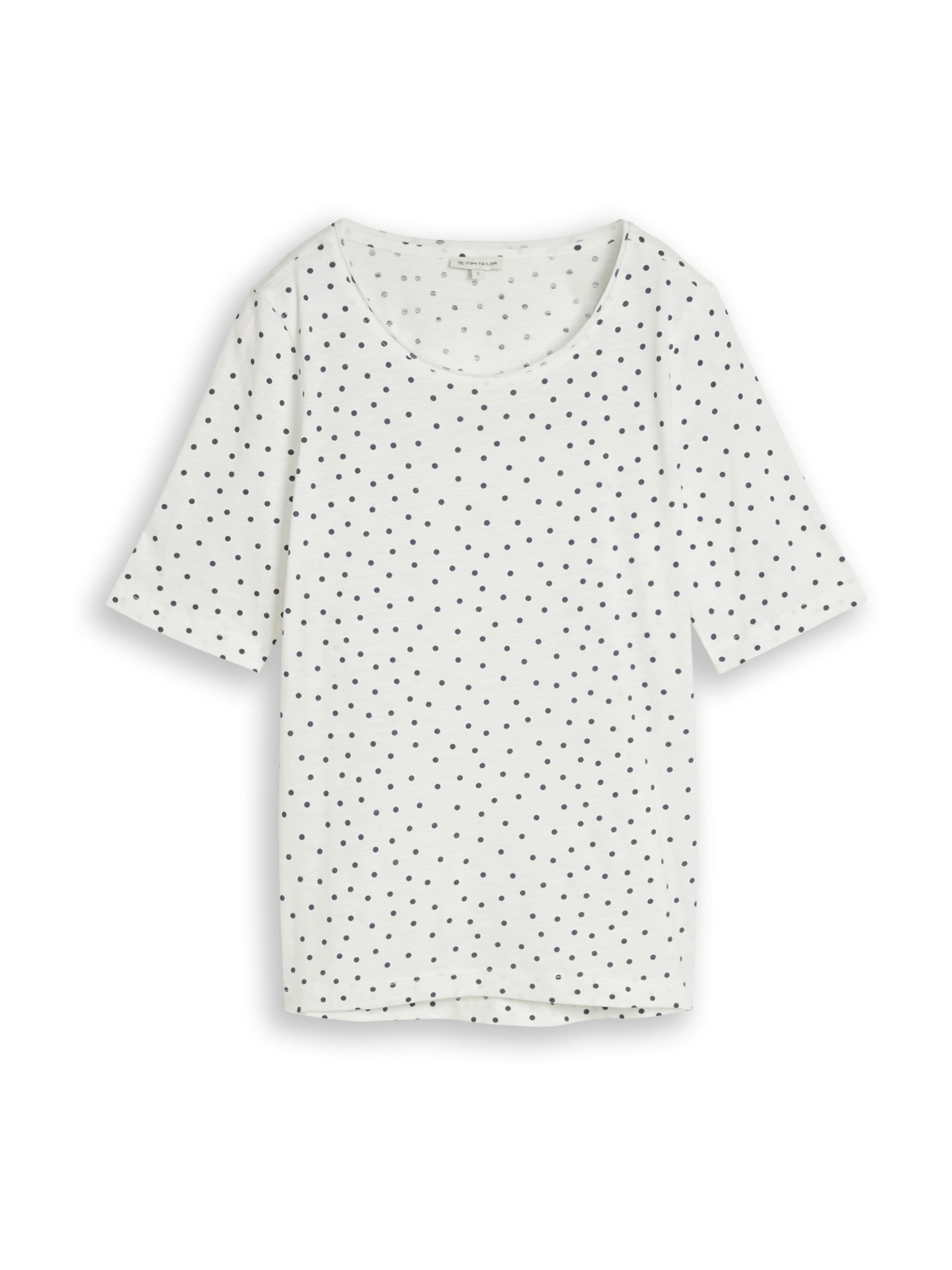 TOM TAILOR - Camiseta en blanco: frente