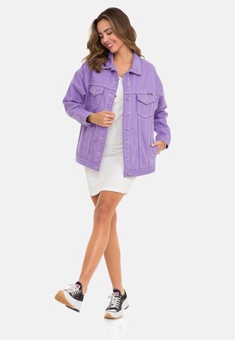 CIPO & BAXX Between-Season Jacket in Purple