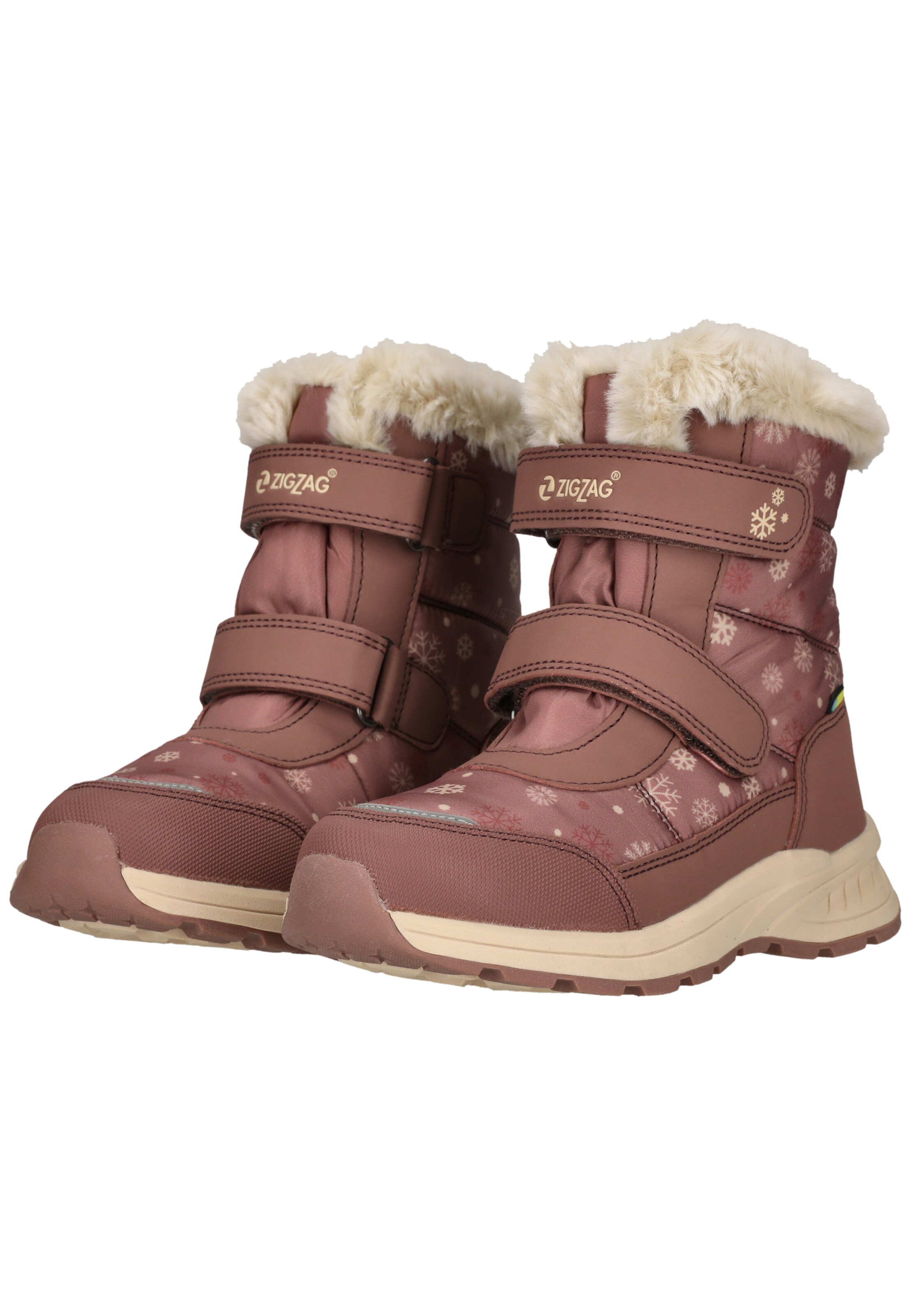 ZigZag Snow Boots in Pink