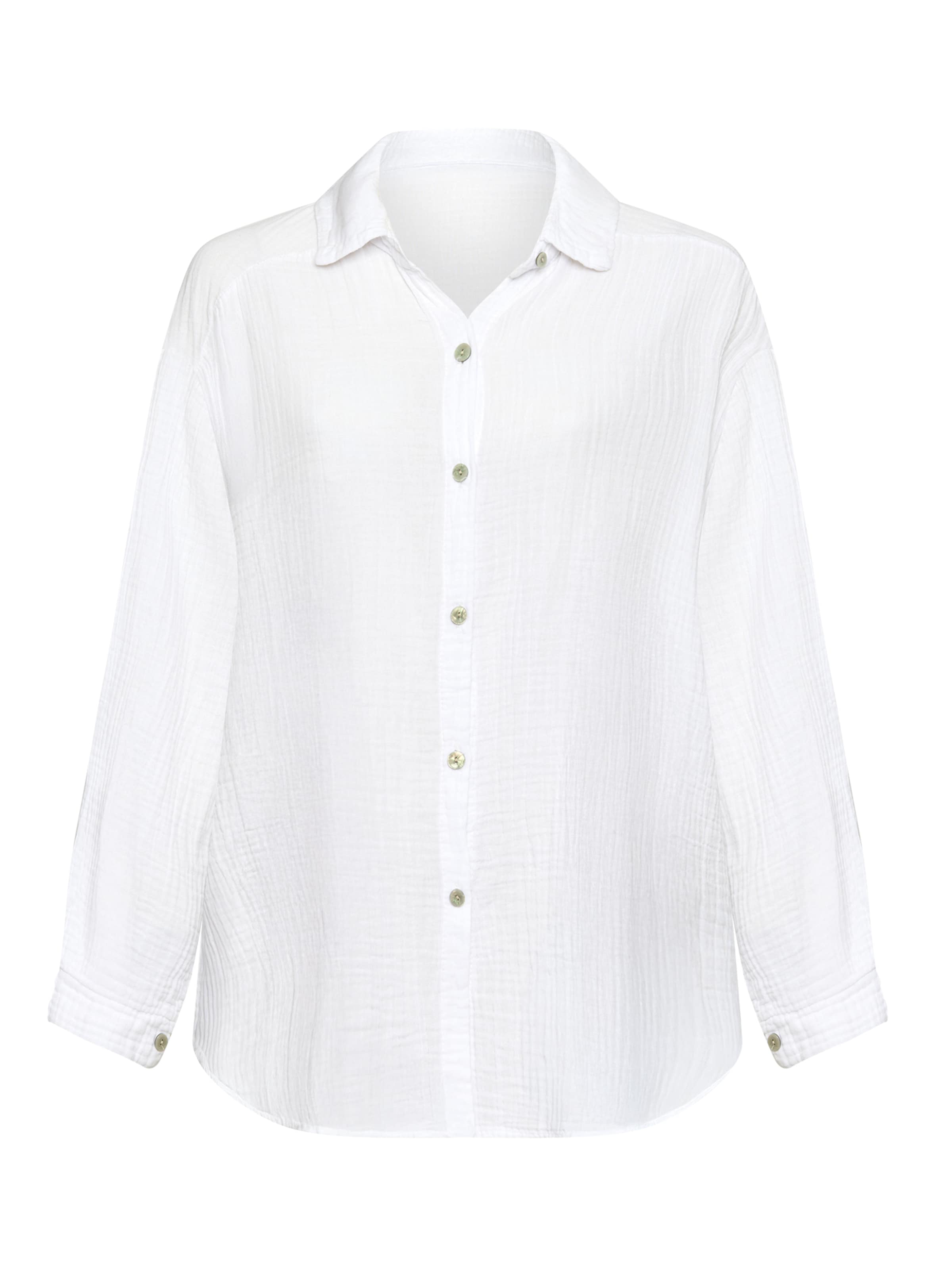 Lilavie Blouse 'Amelie' in White: front
