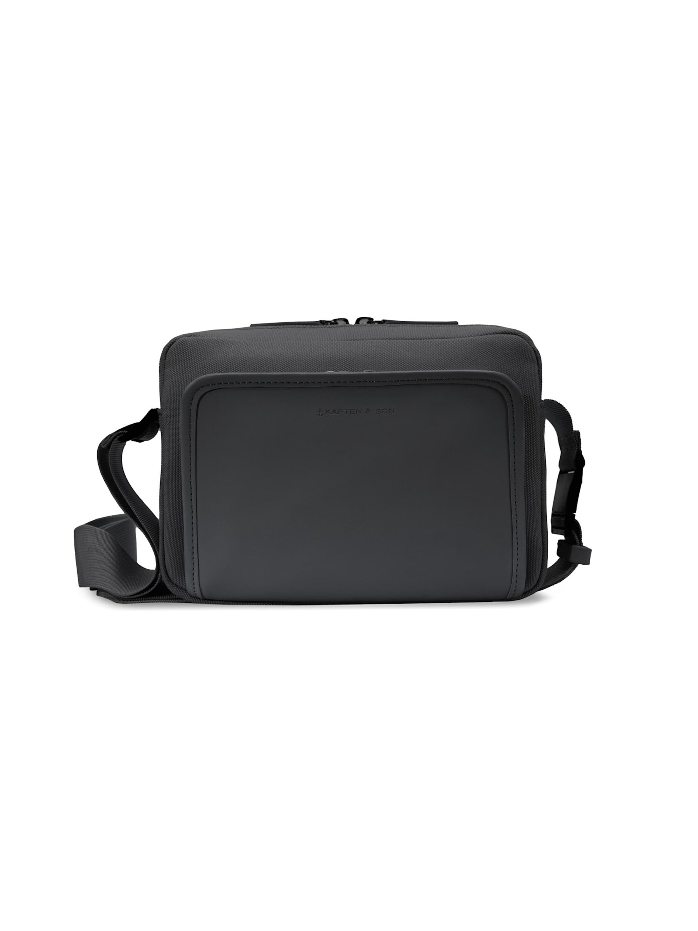 Kapten & Son Tasche 'Lulea' in Schwarz: Vorderseite
