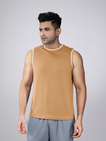 Maglia funzionale 'Pantoneclo Men’s Gym Vest' di PANTONECLO in giallo
