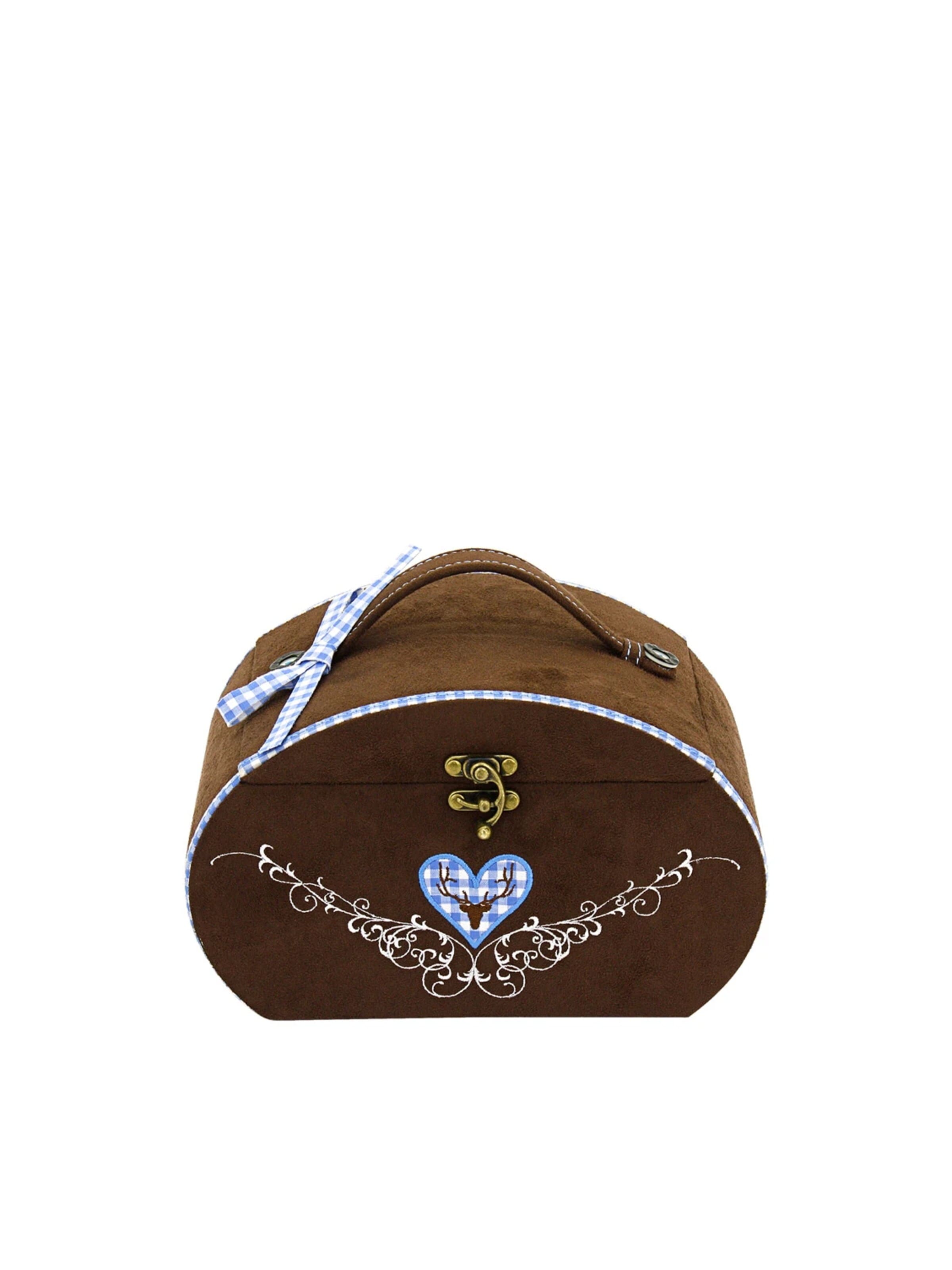 Friedrich23 Etui 'BAVARIA Schmuckkasten'‌‌‌‌‌‌‌‌‌‌ in Blau: Vorderseite