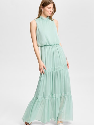 Robe de soirée SWING en vert : devant