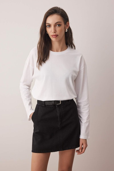 Trendyol Majica v velikosti XS  | bela barva, Prikaz izdelka