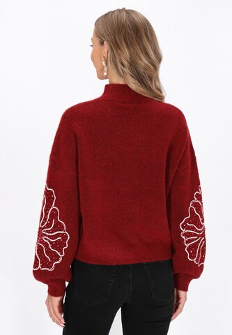 IZIA Pullover in Rot