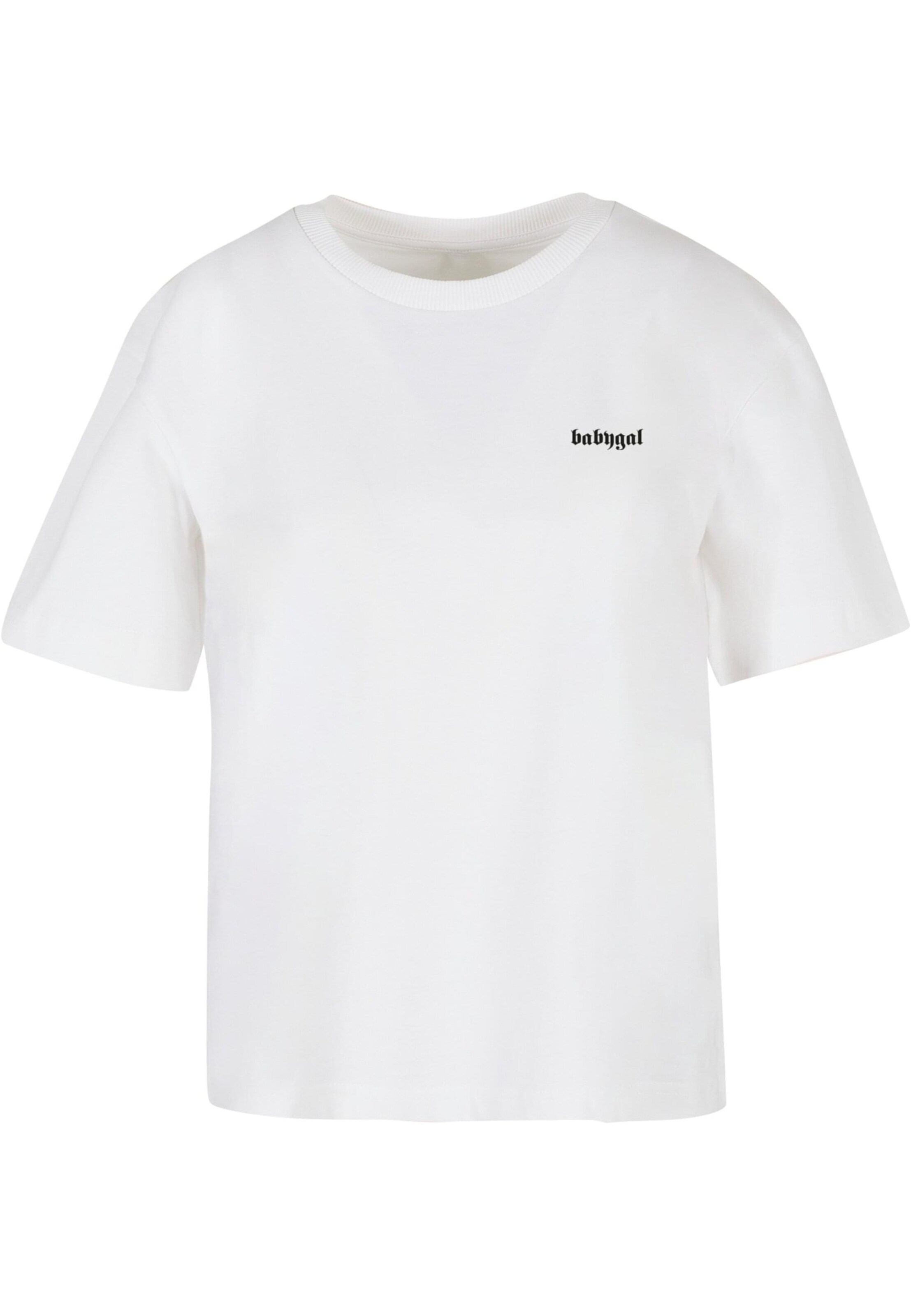 T-shirt 'Babygal' Mister Tee en blanc : devant