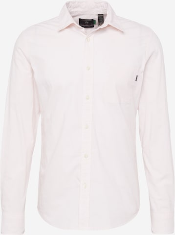 Coupe slim Chemise Dockers en rose : devant