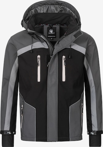 Rock Creek Funktionsjacke in Grau: Vorderseite