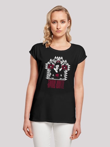 T-shirt 'Disney Boys Snow White Warped' F4NT4STIC en noir : devant