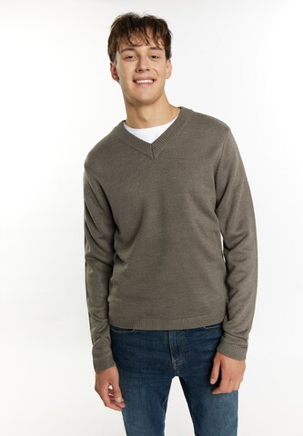 MO Pullover 'Reiswood' in Grau: predná strana